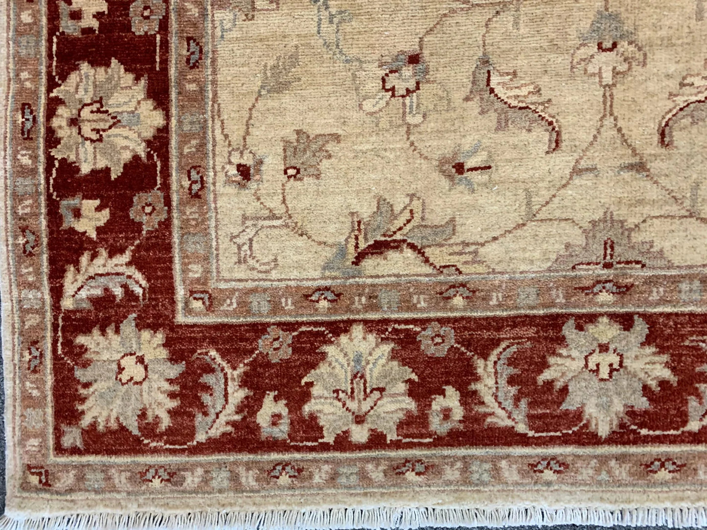 4X6 Oushak Ziegler Handmade Wool Rug # 8746