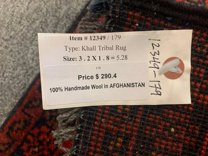 2 X 3 Khall Tribal Handmade Wool Rug # 12349