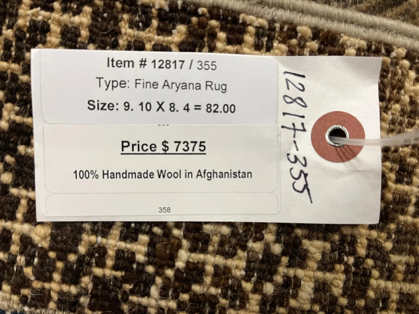 8X10 Gabbeh tribal landscape design Handmade Wool Rug # 12817