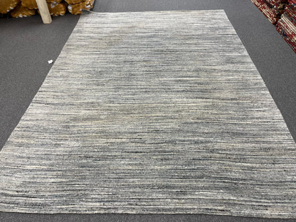 Modern Contemporary Natural Wool Color Handmade Rug