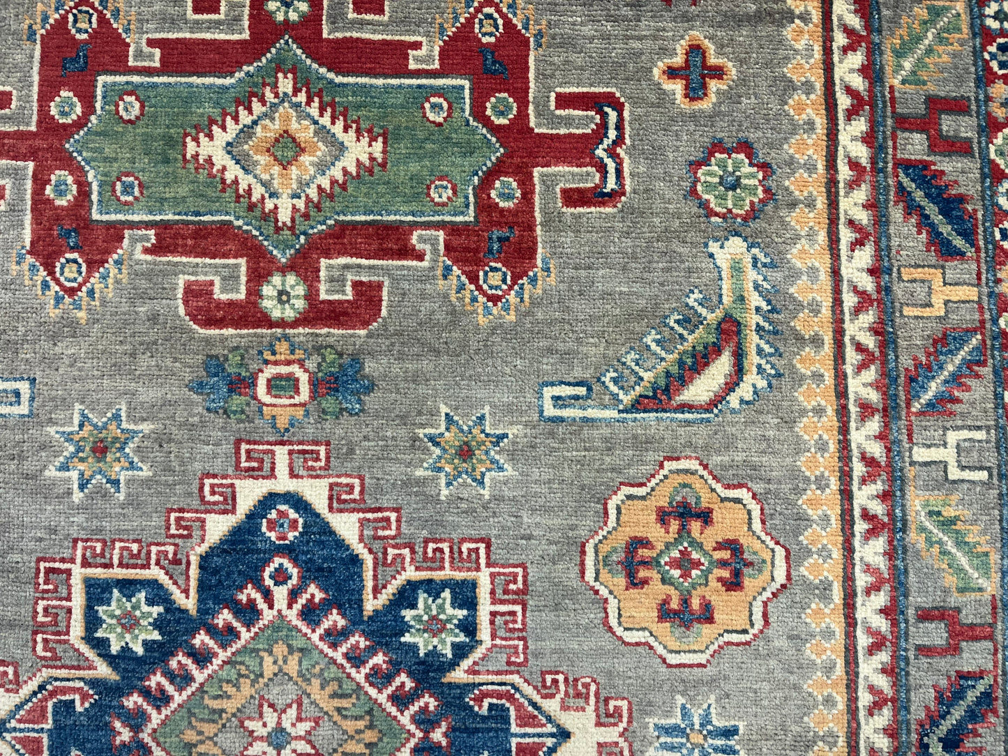 4 X 6 Kazak Handmade Wool Rug # 13673