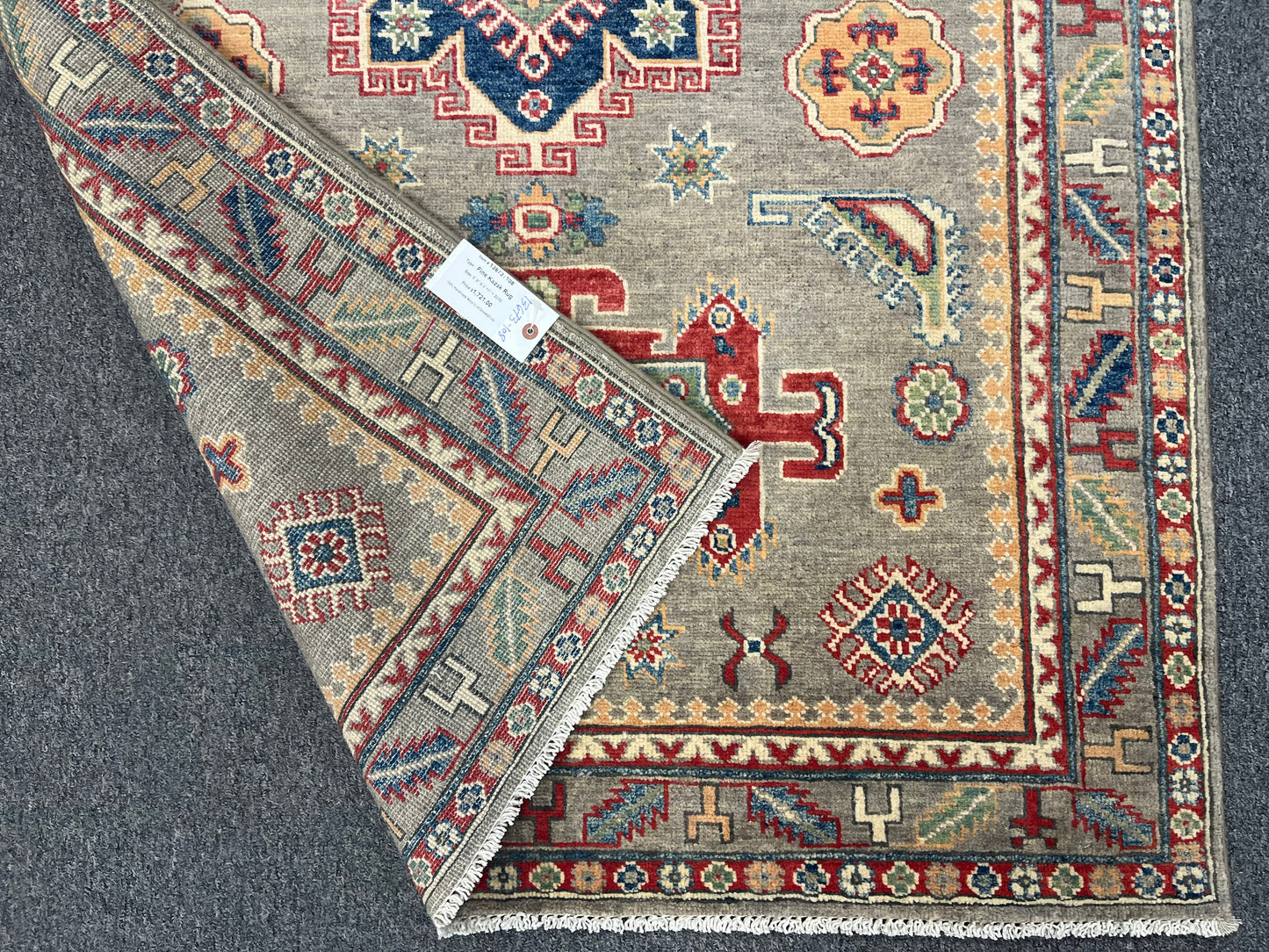 4 X 6 Kazak Handmade Wool Rug # 13673