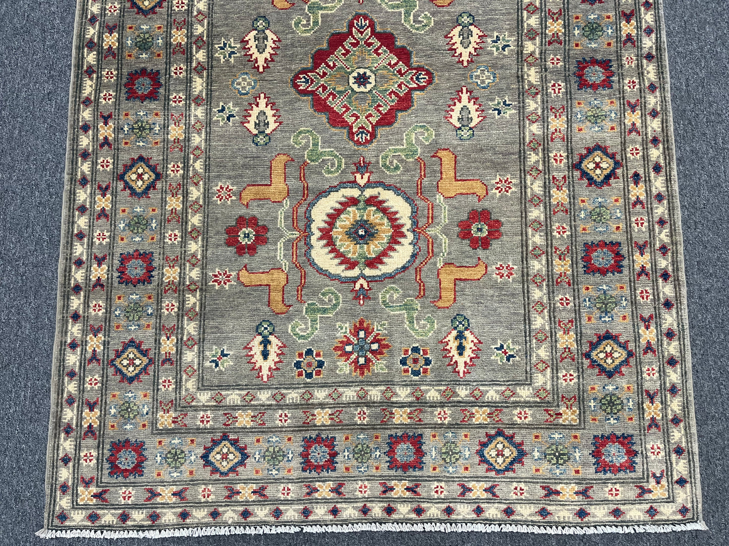 4 X 6 Kazak Handmade Wool Rug # 13671