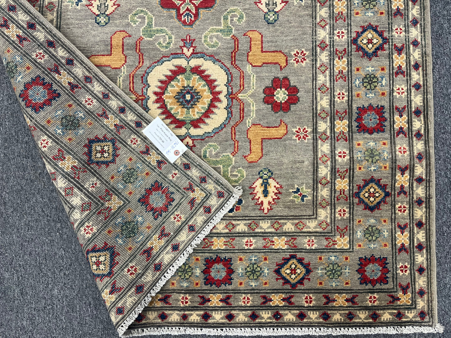 4 X 6 Kazak Handmade Wool Rug # 13671