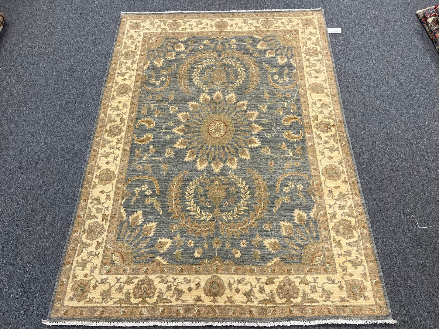 5' X 7' Ziegler Oushak Handmade Wool Rug # 14223