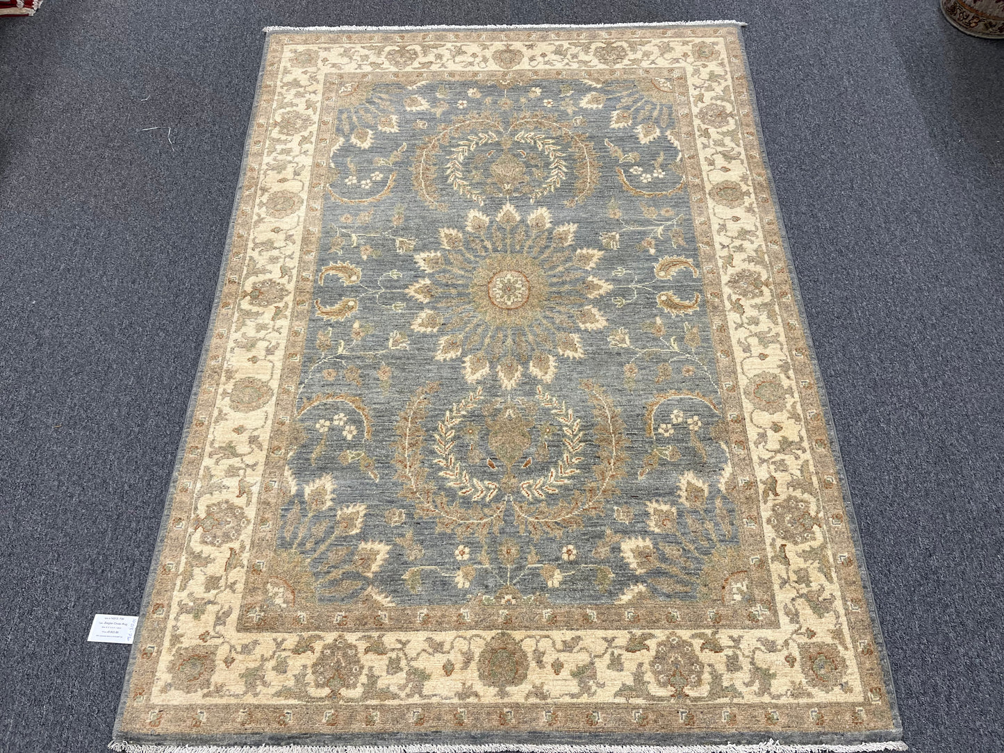 5' X 7' Ziegler Oushak Handmade Wool Rug # 14223