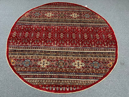 Khorjin 10' Round Handmade Wool Rug # 14078
