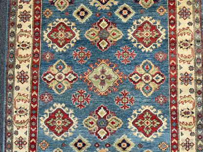 Kazak 4X6 Handmade Wool Rug # 13930