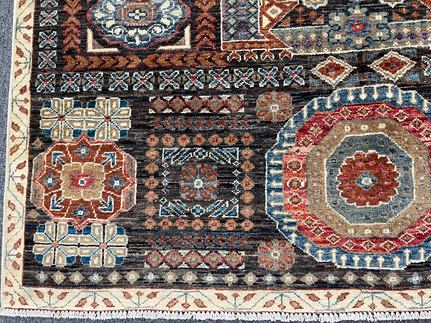 Multicolor Mamluk 5X7 Handmade Wool Rug # 14164