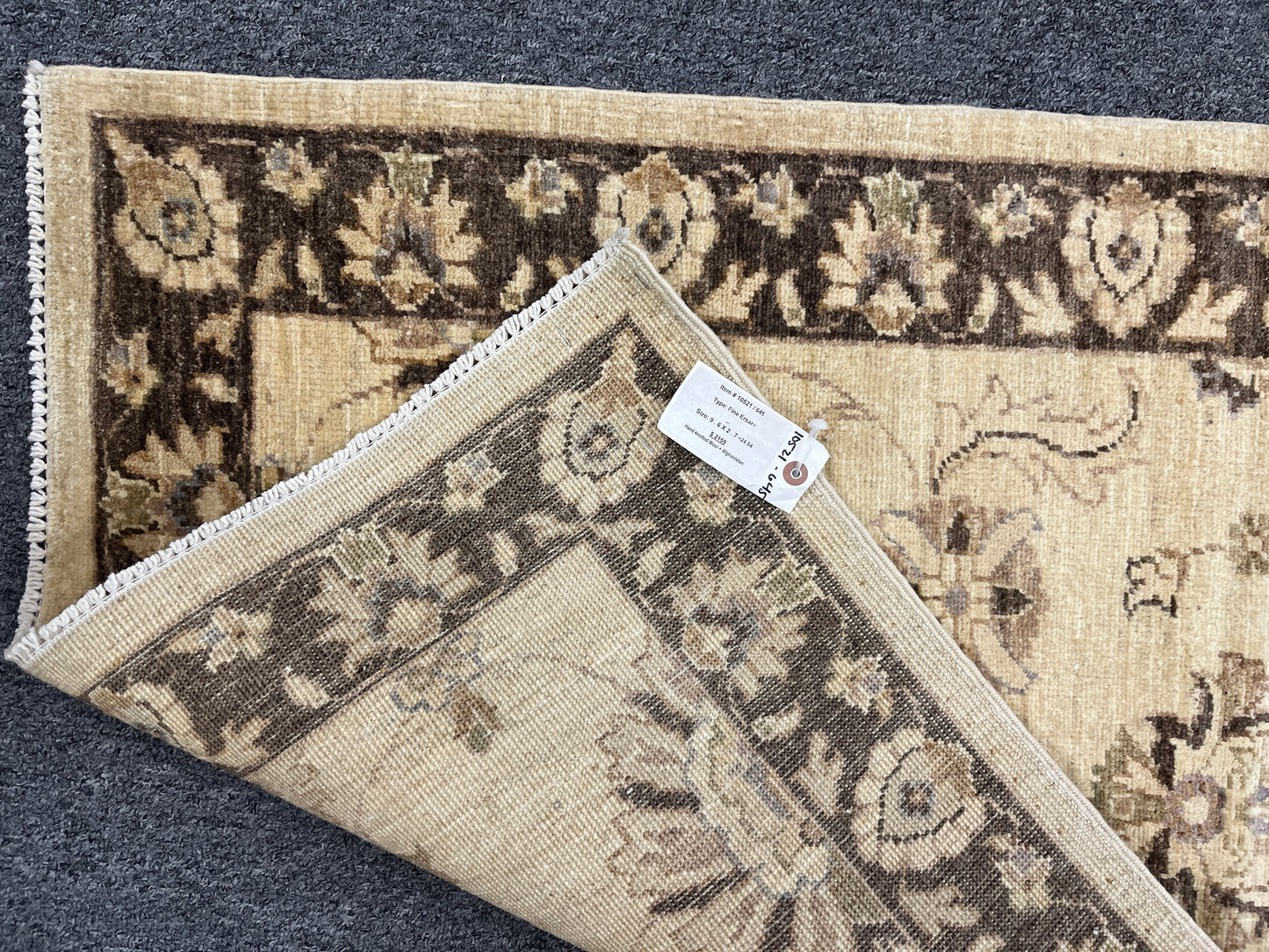 Oushak Ziegler 2' 7"X10' Handmade Wool Runner Rug # 10521