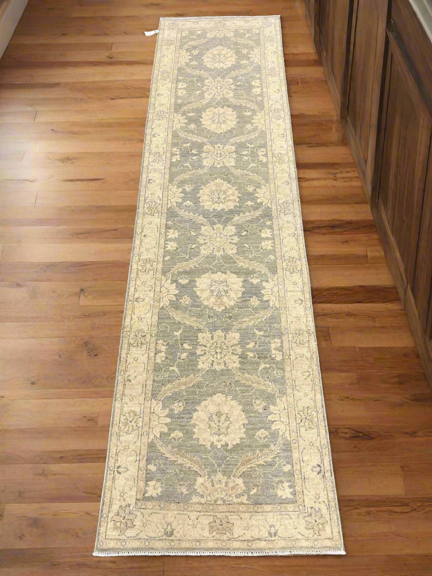 Oushak Ziegler 2' 7"X10' Handmade Wool Runner Rug # 9641