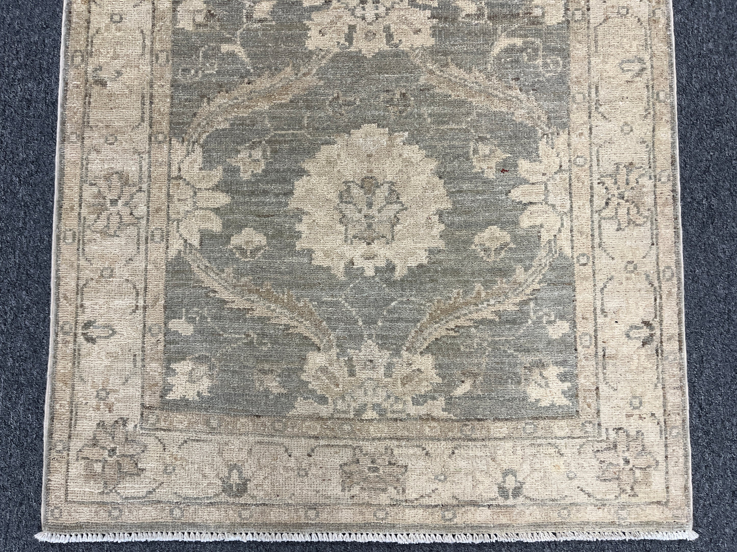 Oushak Ziegler 2' 7"X10' Handmade Wool Runner Rug # 9641
