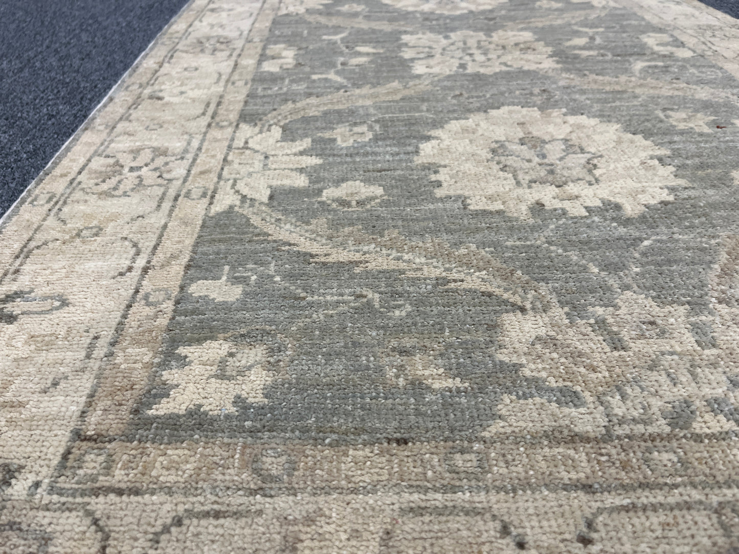 Oushak Ziegler 2' 7"X10' Handmade Wool Runner Rug # 9641