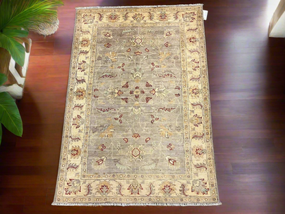 Oushak Chobi Area Rug 3X5 Handmade Wool # 12920