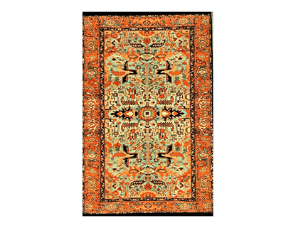 Floral Machine Washable Area Rug