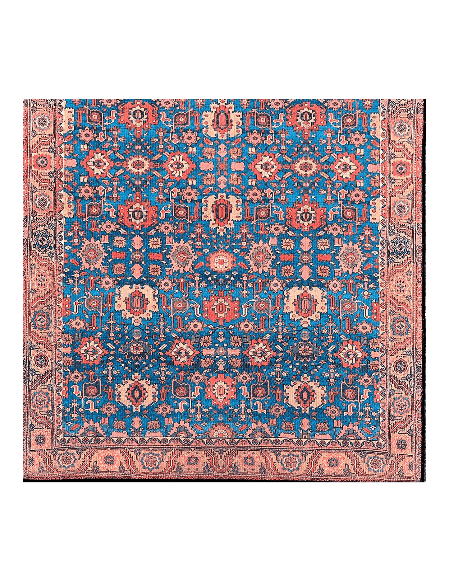 4X6 Mohal floral Machine Washable Area Rug