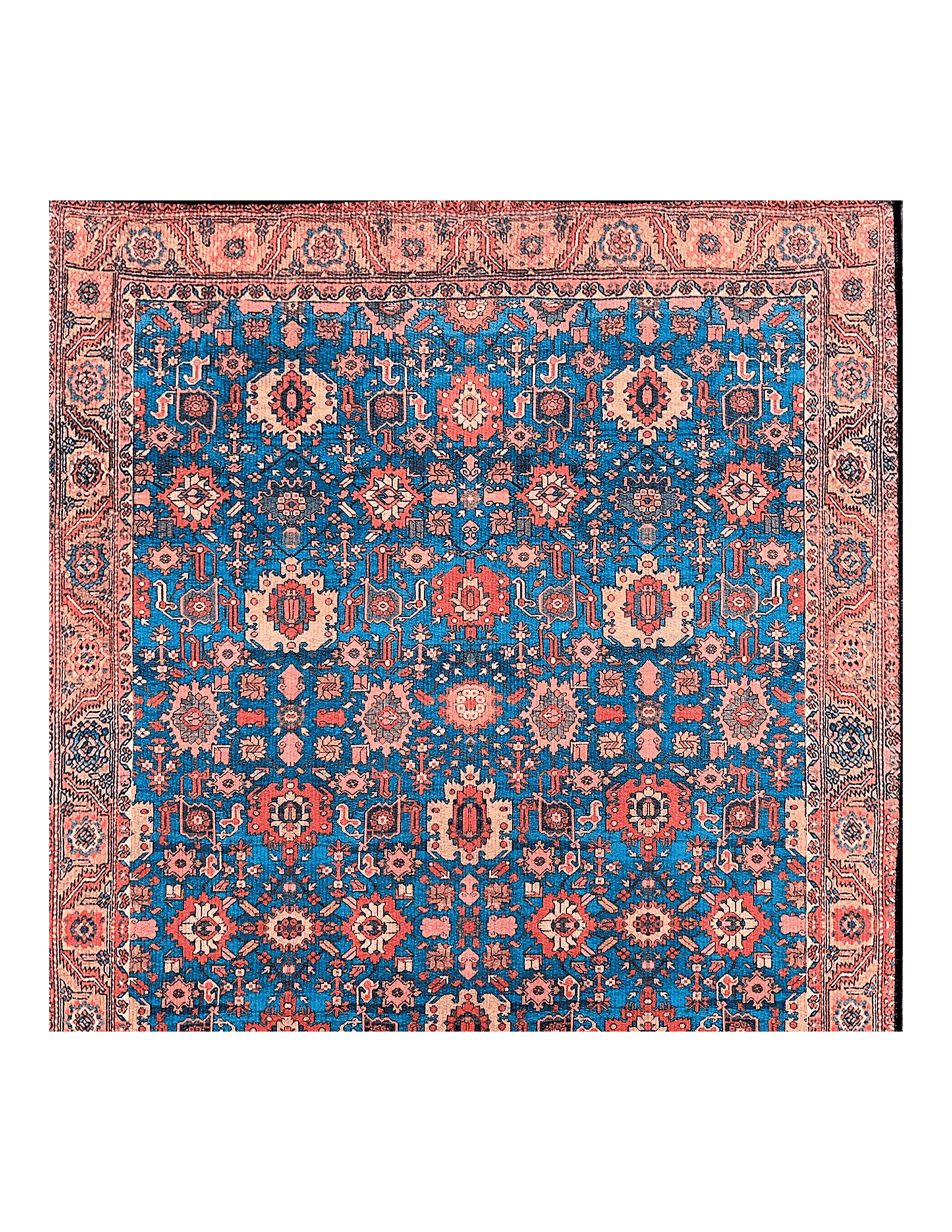 4X6 Mohal floral Machine Washable Area Rug