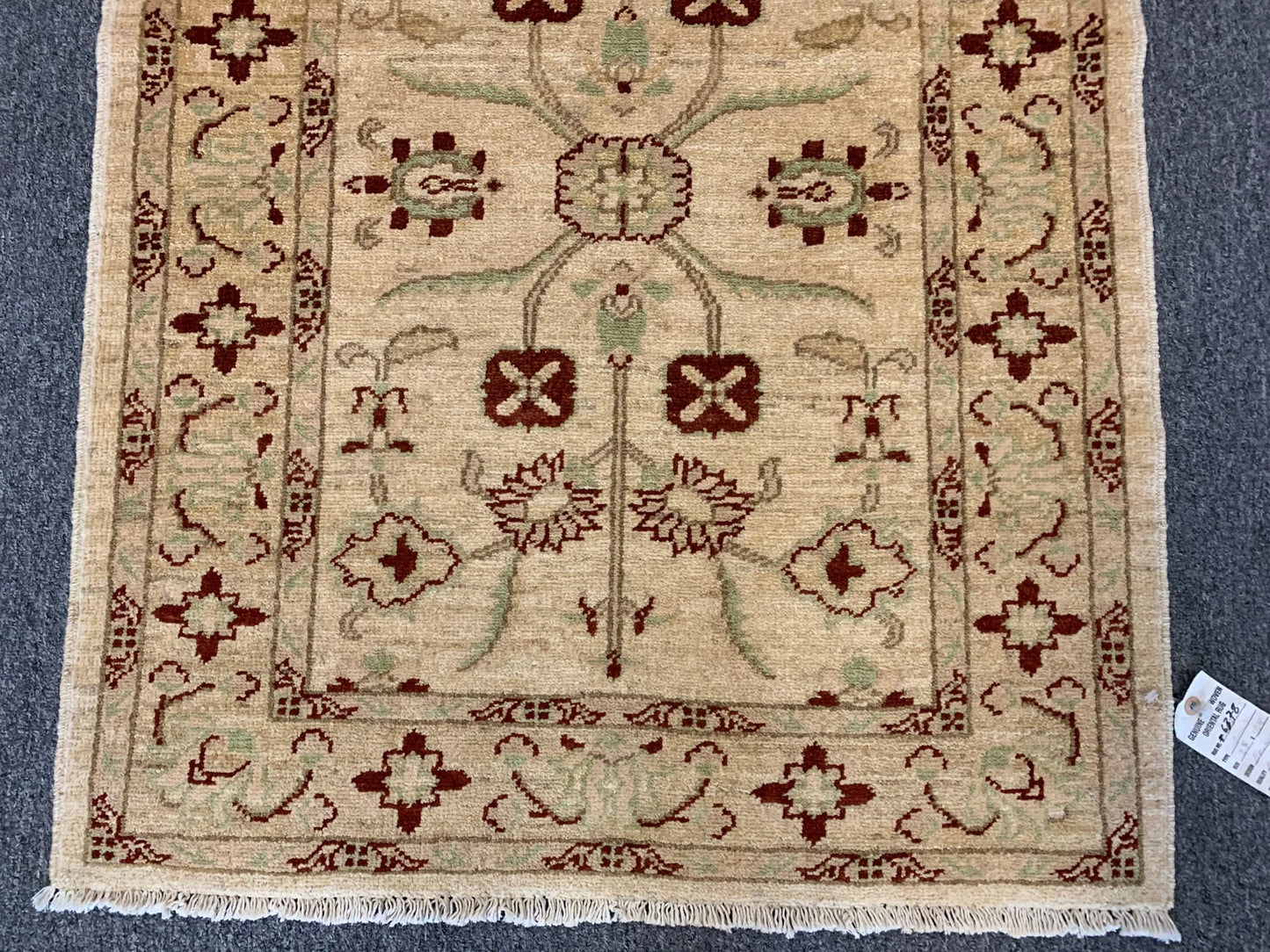 Oushak Ziegler 2' 8"X10'Handmade Wool Runner Rug # 6378