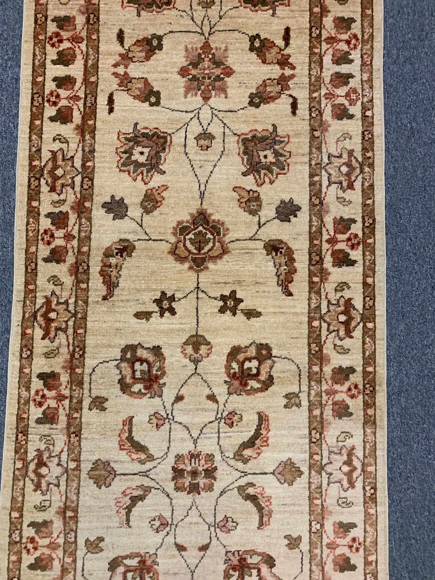 Oushak Ziegler 2' 7"X10' Handmade Wool Runner Rug # 8793