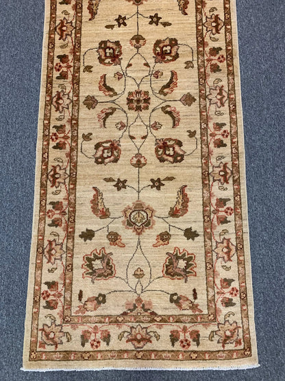 Oushak Ziegler 2' 7"X10' Handmade Wool Runner Rug # 8793