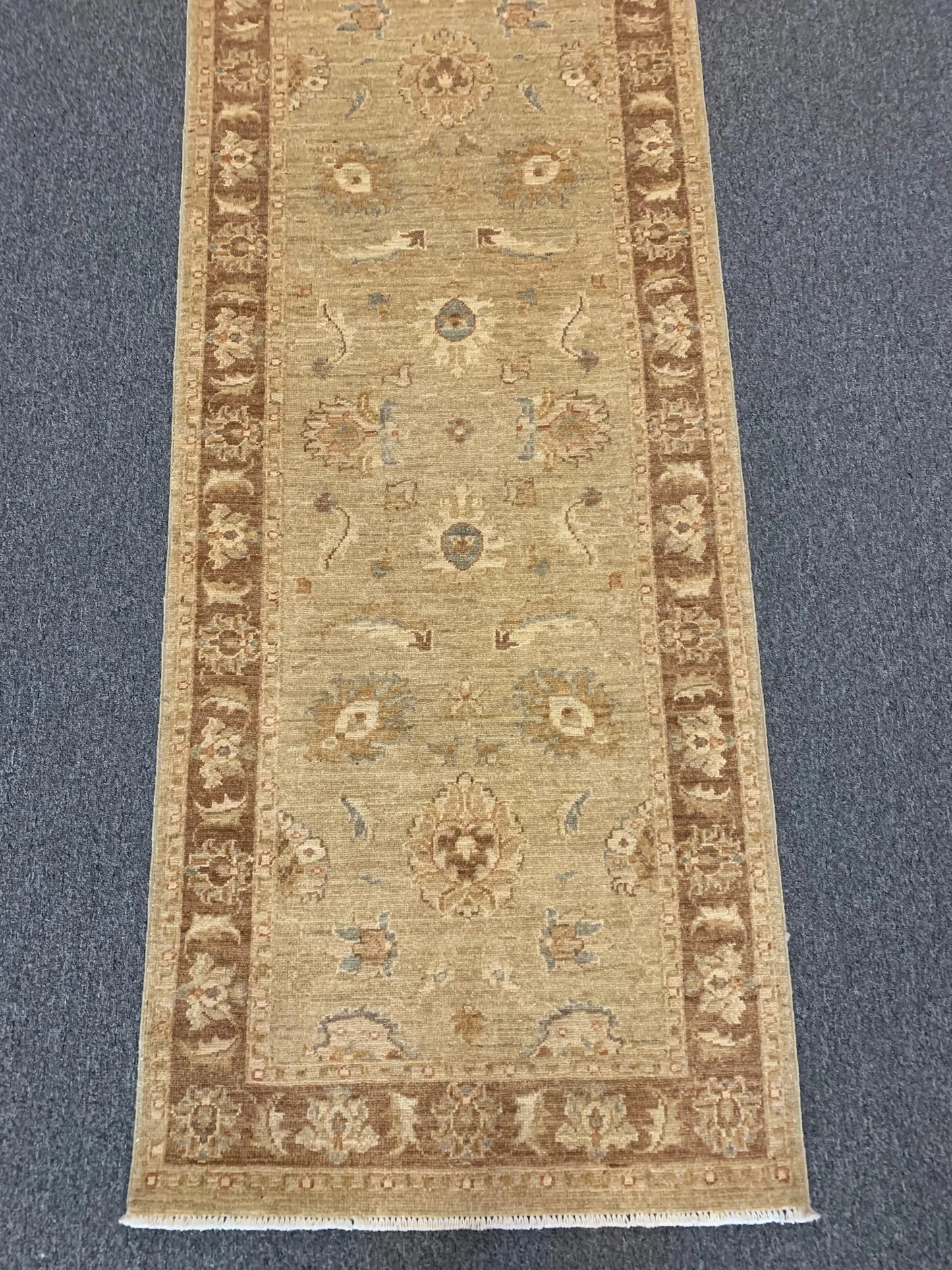 Oushak Ziegler 2' "X9' Handmade Wool Runner Rug # 10870