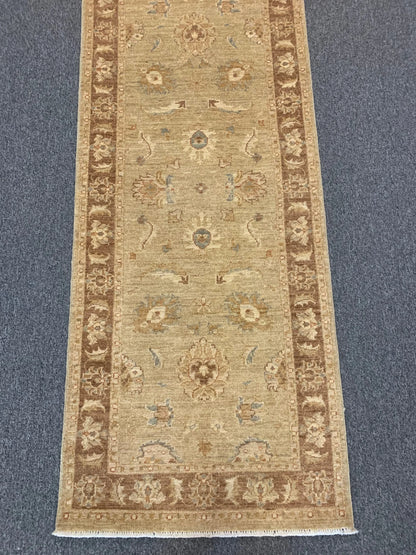 Oushak Ziegler 2' "X9' Handmade Wool Runner Rug # 10870