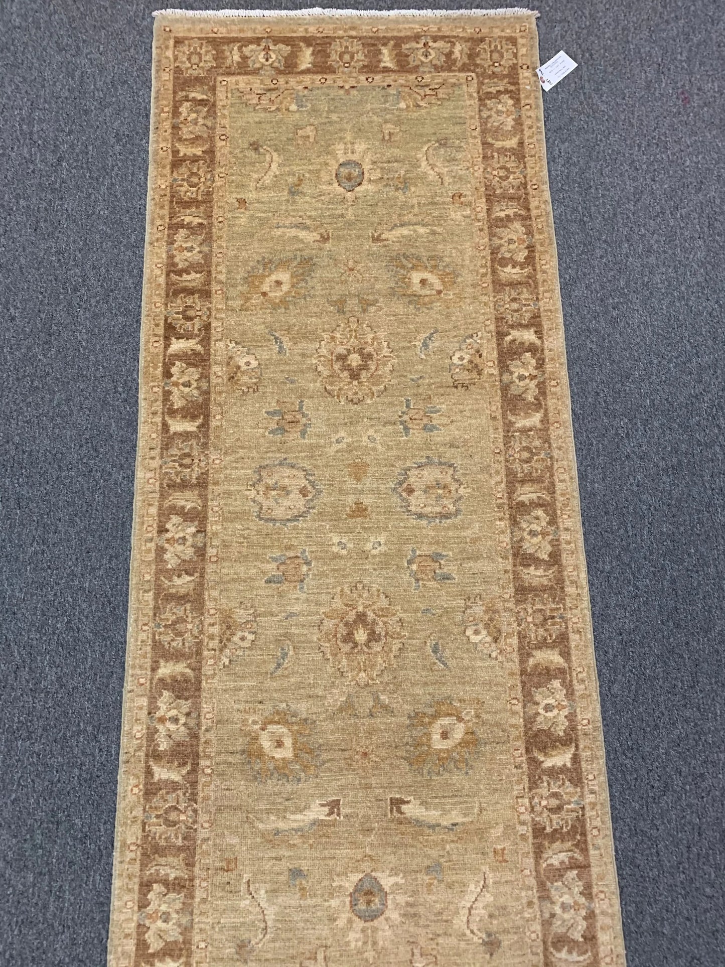 Oushak Ziegler 2' "X9' Handmade Wool Runner Rug # 10870