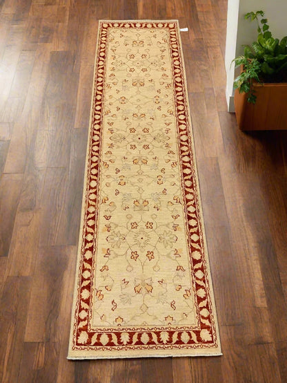 Oushak Ziegler 2' 7"X10' Handmade Wool Runner Rug # 10286