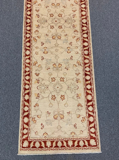 Oushak Ziegler 2' 7"X10' Handmade Wool Runner Rug # 10286