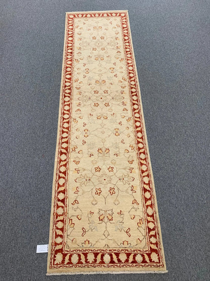 Oushak Ziegler 2' 7"X10' Handmade Wool Runner Rug # 10286