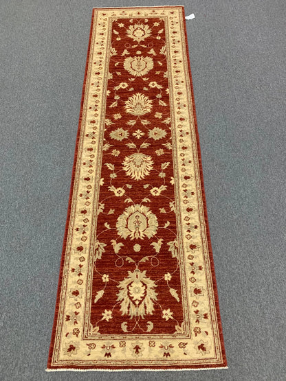 Oushak Ziegler 2' 10"X10' Handmade Wool Runner Rug # 10504