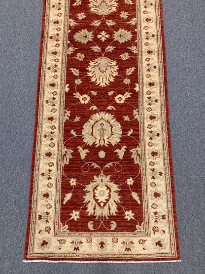 Oushak Ziegler 2' 10"X10' Handmade Wool Runner Rug # 10504