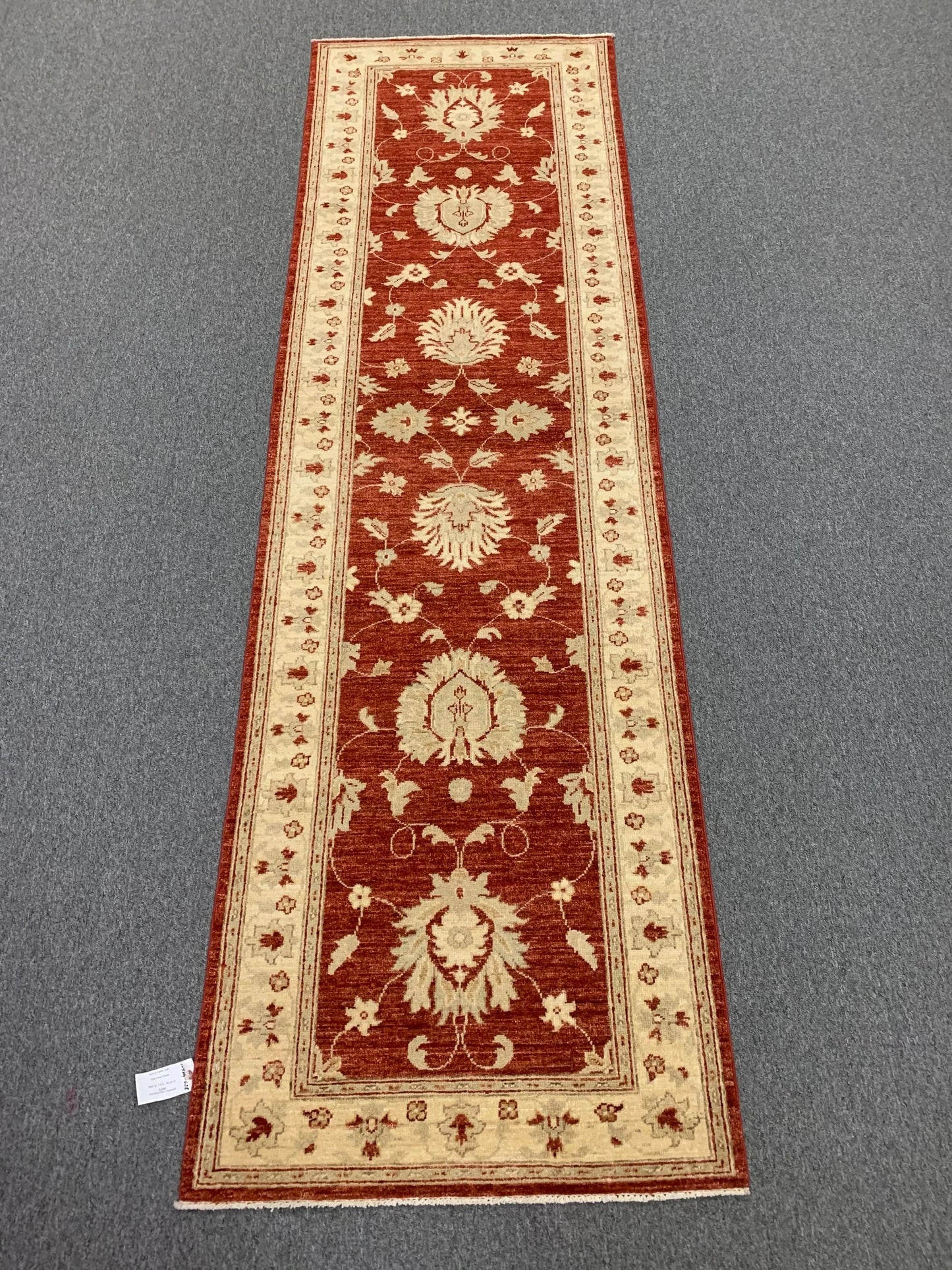 Oushak Ziegler 2' 10"X10' Handmade Wool Runner Rug # 10504