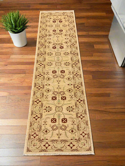 Oushak Ziegler 2' 8"X10'Handmade Wool Runner Rug # 6378