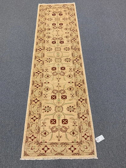 Oushak Ziegler 2' 8"X10'Handmade Wool Runner Rug # 6378