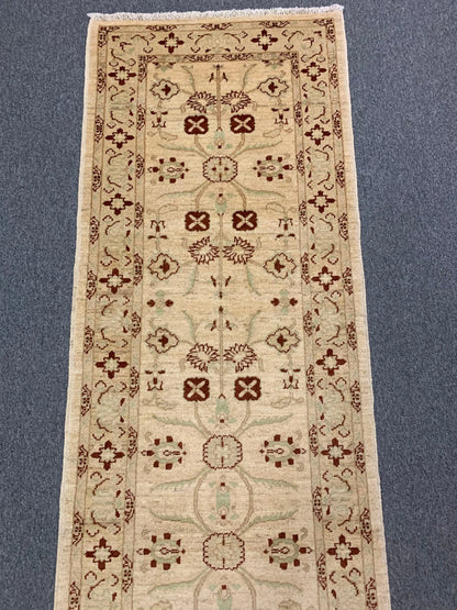 Oushak Ziegler 2' 8"X10'Handmade Wool Runner Rug # 6378