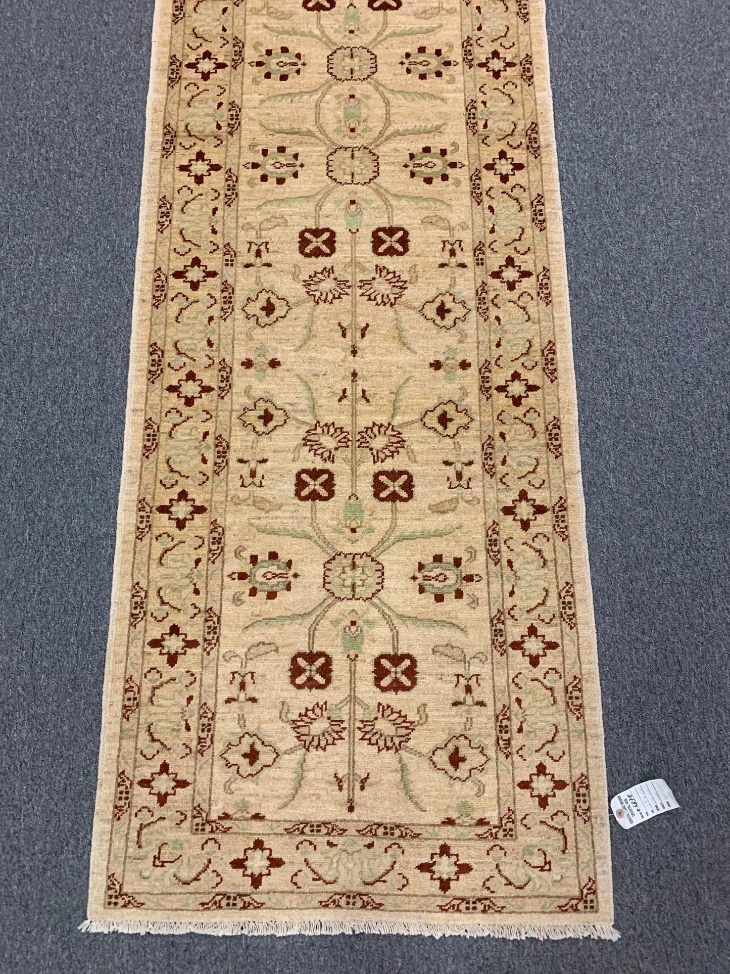 Oushak Ziegler 2' 8"X10'Handmade Wool Runner Rug # 6378