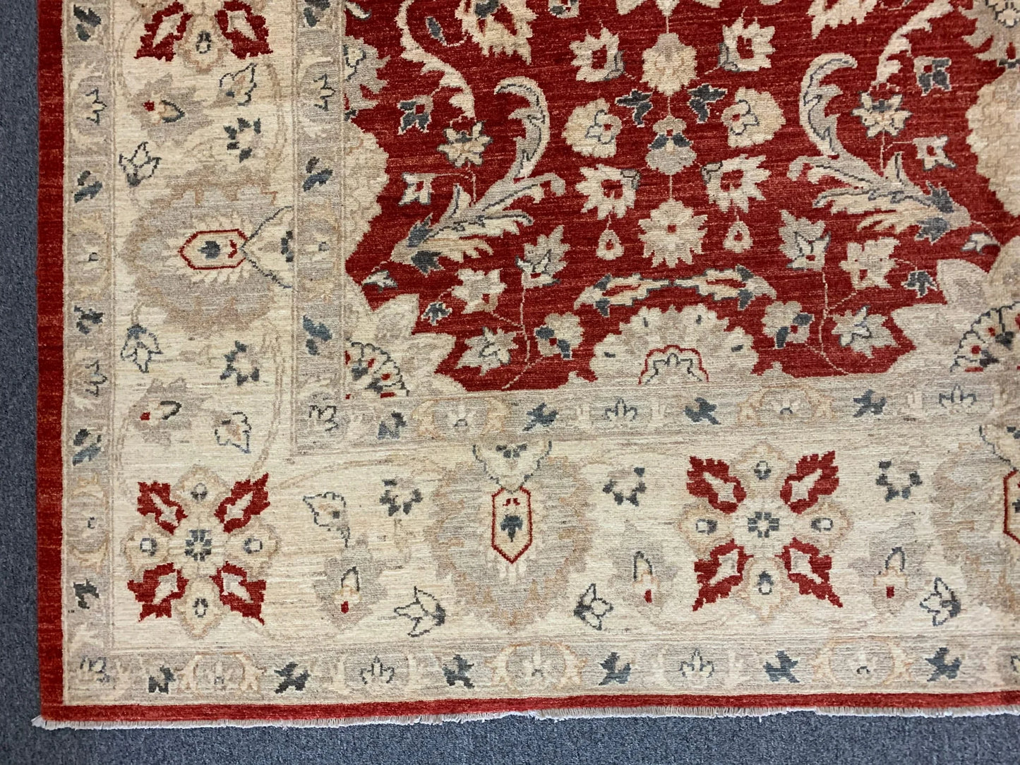 Rest/Ivory 9X12 Oushak Ziegler Handmade Wool Rug  # 11130