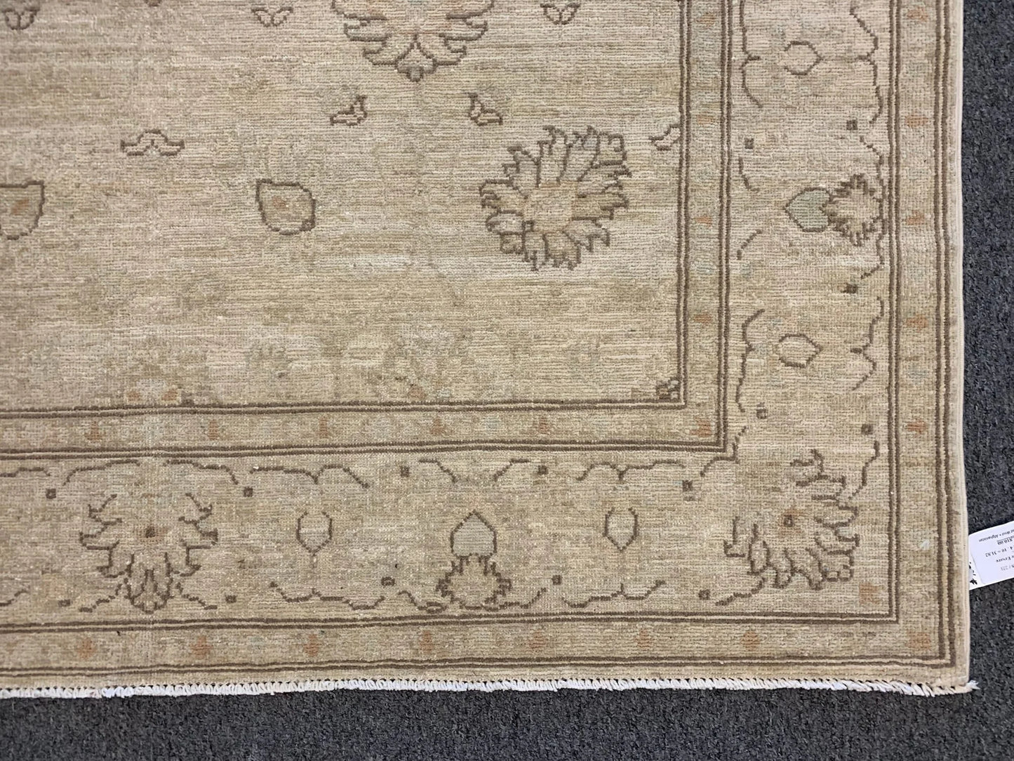 Oushak Ivory/antique looks 5X7 Handmade Wool Rug # 9605