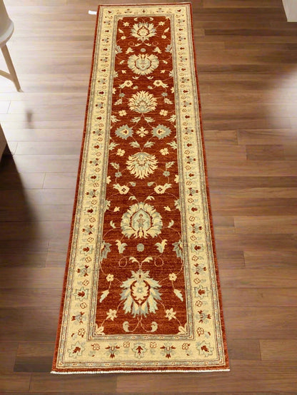 Oushak Ziegler 2' 9" X 10'Handmade Wool Runner Rug # 10505