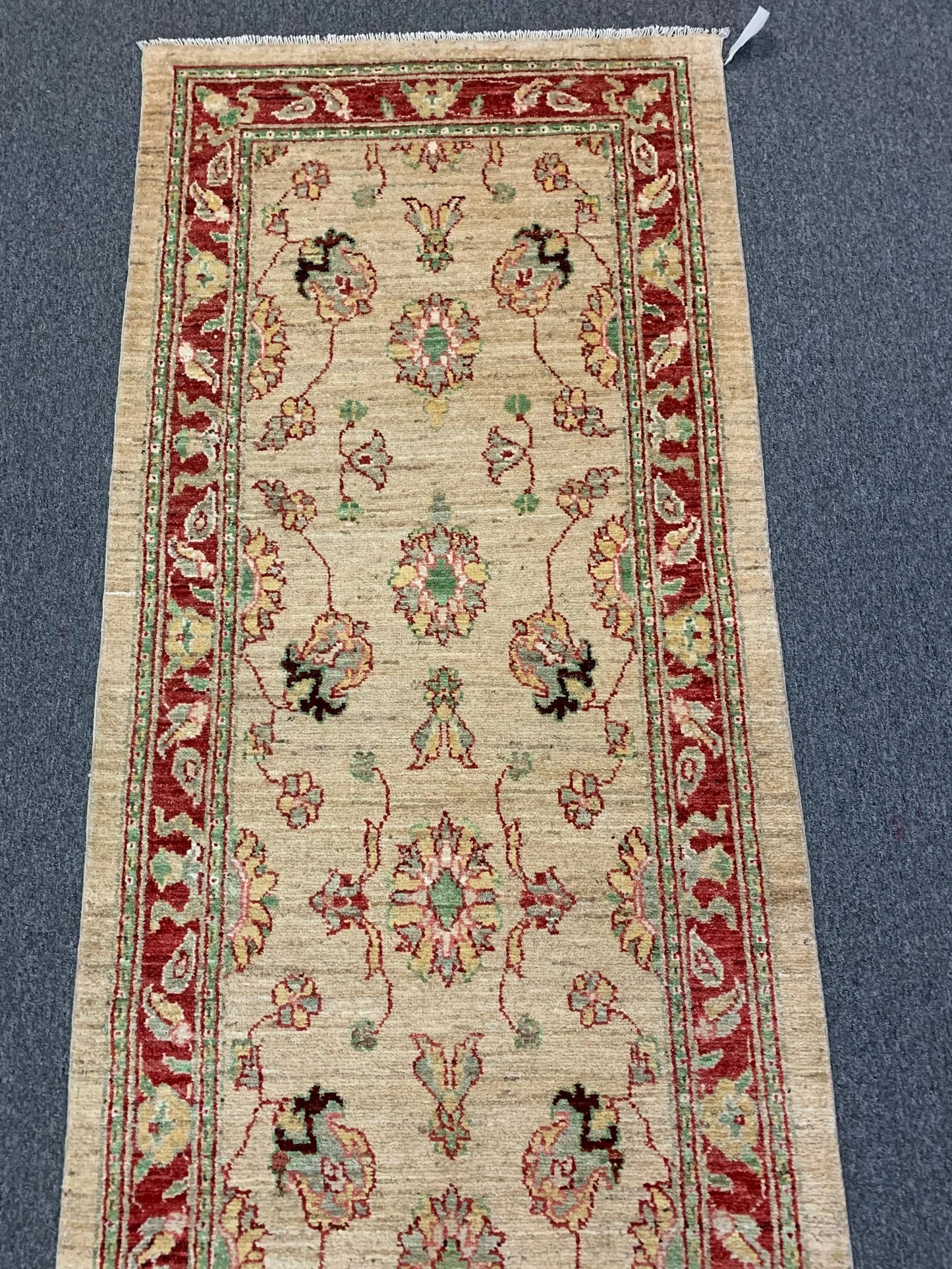 Oushak 3'X11' Handmade Wool Runner Rug # 8709