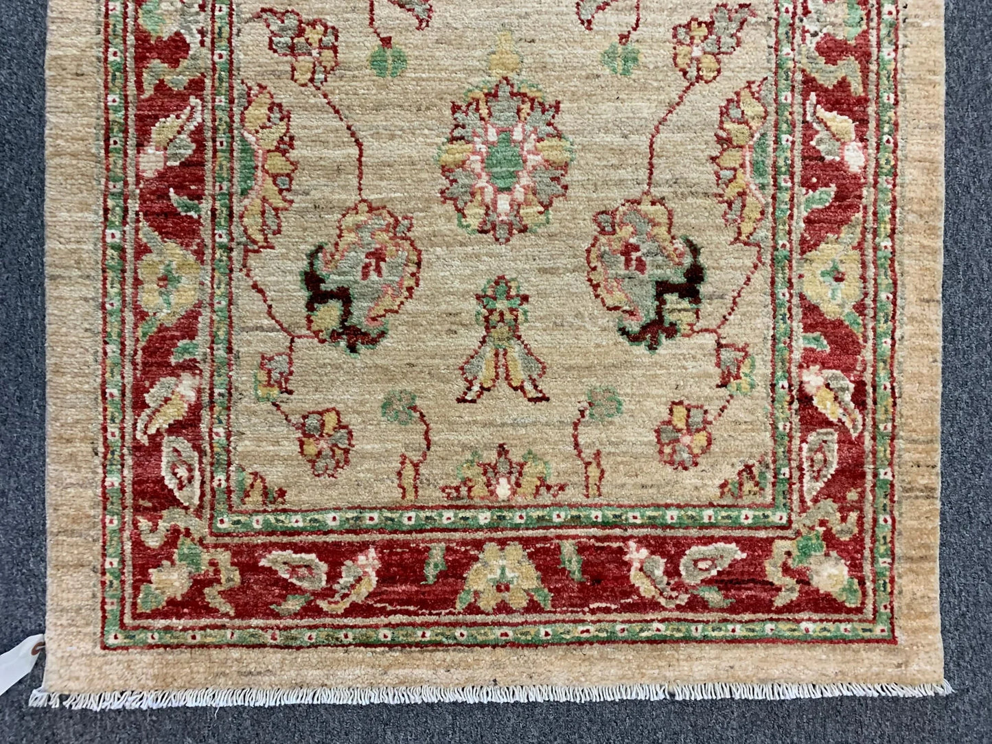 Oushak 3'X11' Handmade Wool Runner Rug # 8709