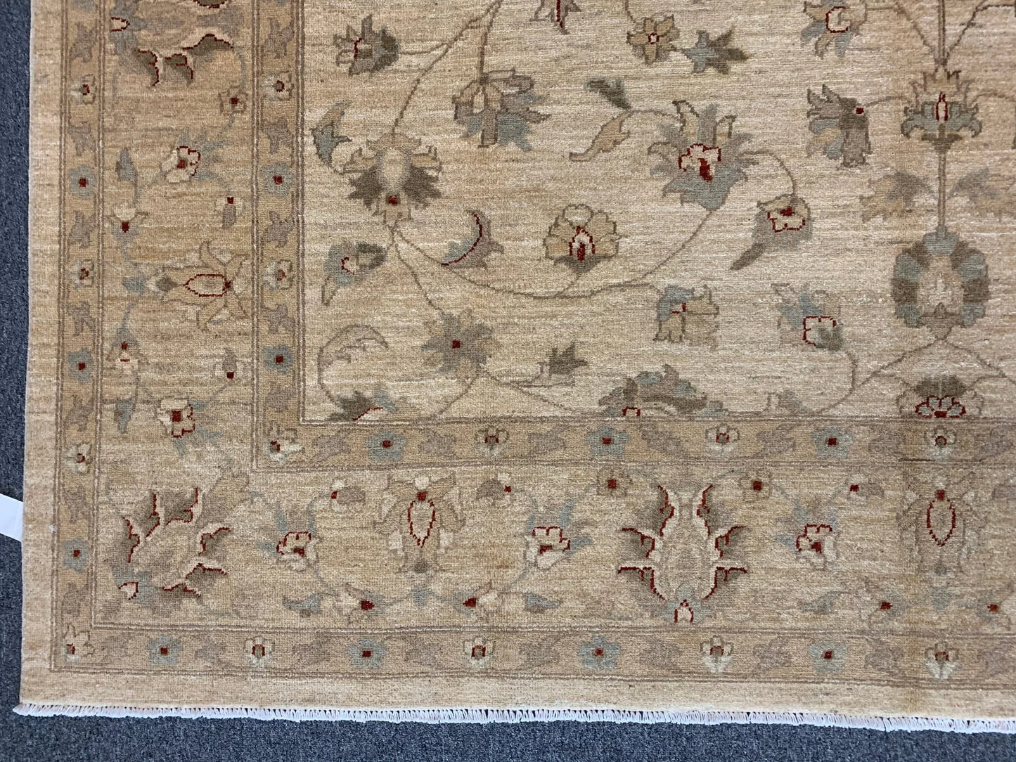 Ivory/Gold Oushak 8X11 Ziegler Handmade Wool Rug # 7960