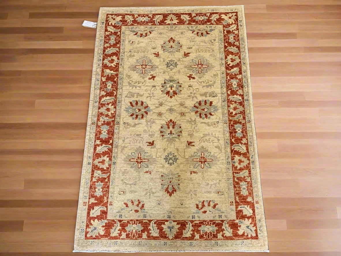 Oushak Ziegler 3X5 Handmade Wool Rug # 10483