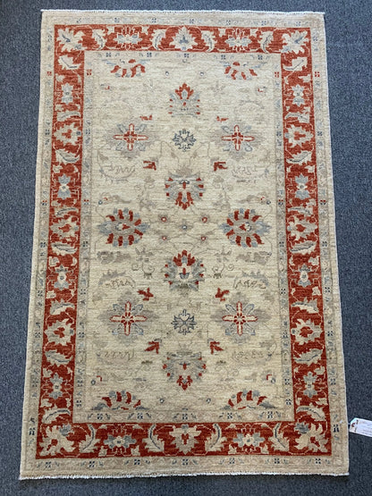 Oushak Ziegler 3X5 Handmade Wool Rug # 10483