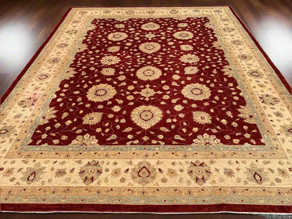 12X15 Oushak Ziegler Handmade Wool Rug # 8587