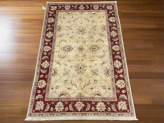 4X6 Oushak Ziegler Handmade Wool Rug # 8746