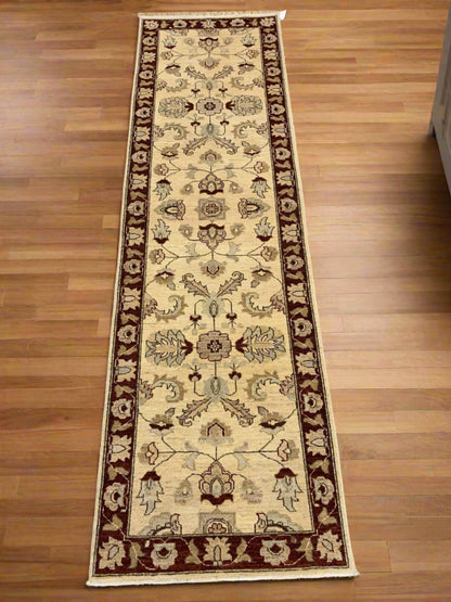 Oushak 2' 9"X10' Handmade Wool Runner Rug # 8789