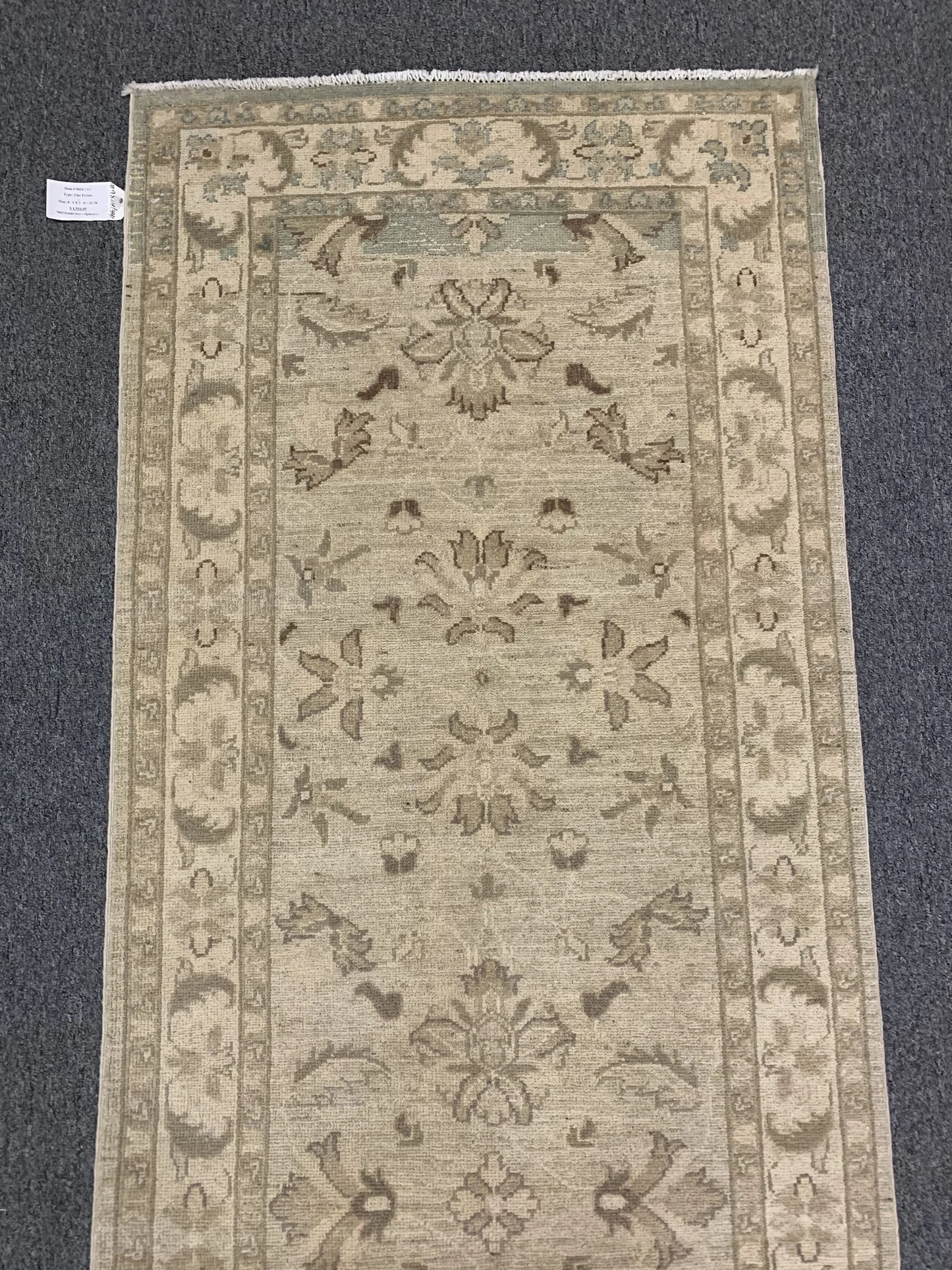 Oushak 2' 8"X8' Handmade Wool Runner Rug # 9824