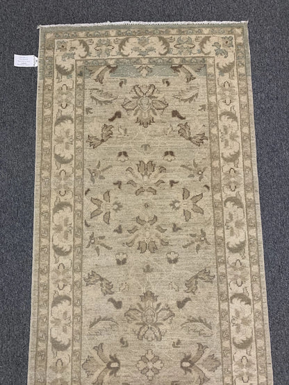 Oushak 2' 8"X8' Handmade Wool Runner Rug # 9824